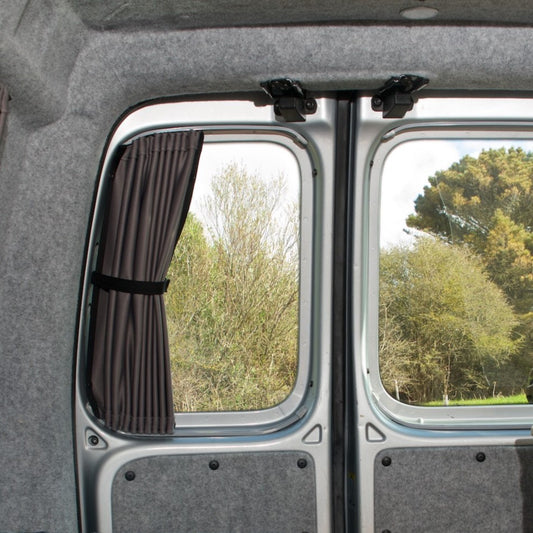 Windows installed in a campervan